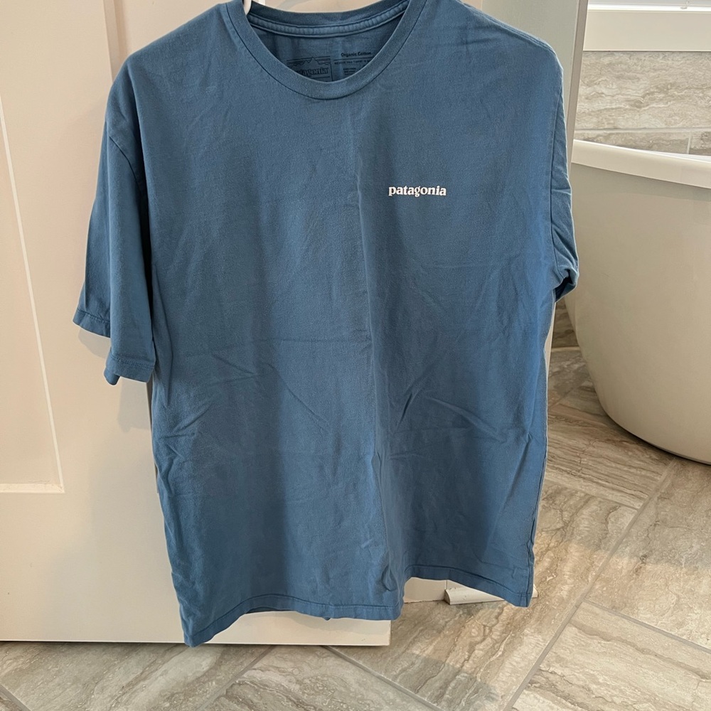 Patagonia Men's Classic Blue Tee